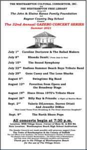 Image of 32nd Annual Gazebo Concert Series Poster