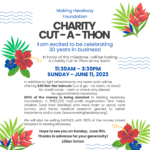 Charity Cut-a-thon to benefit the Making Headway Foundation