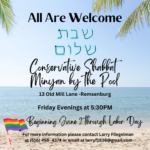 Conservative Shabbat Minyan by the Pool