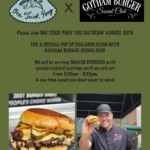 One Trick Pony & Gotham Burger Social Club Collaboration Event
