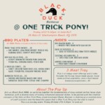 Black Duck Barbecue Pop Up at One Trick Pony