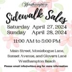 Spring Sidewalk Sales