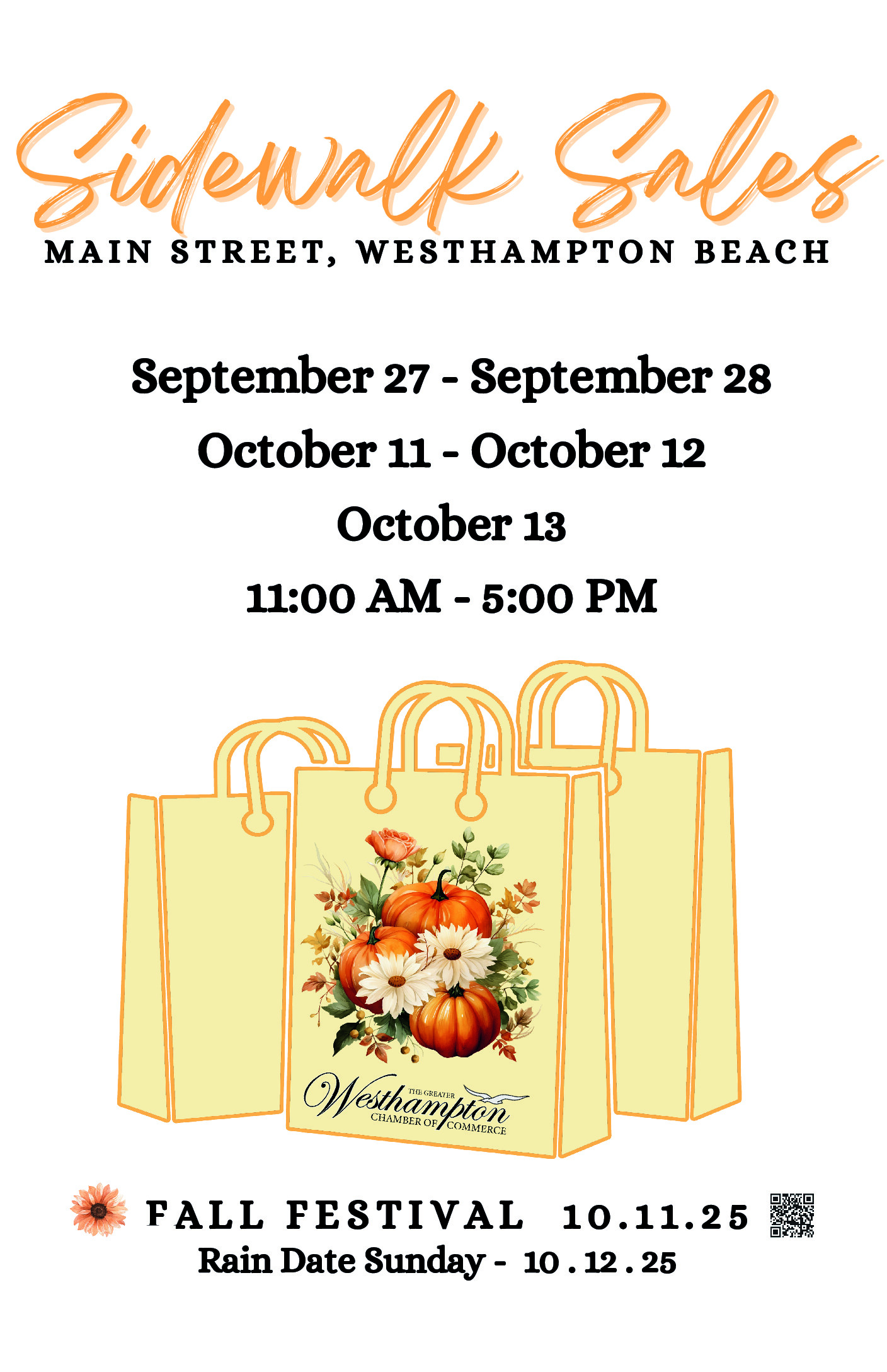 Fall Sidewalk Sales