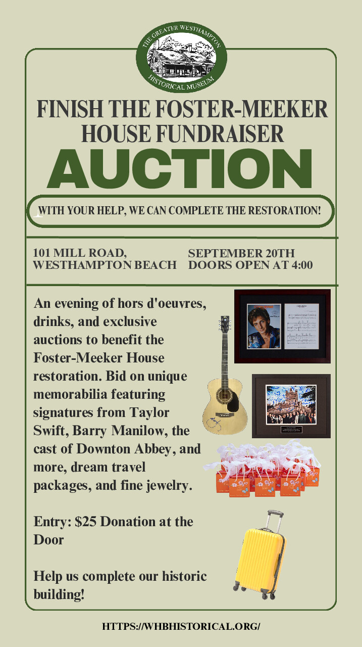 Finish the Foster - Meeker House Fundraiser Auction